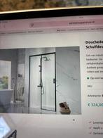SaniClear Slide Black Douchedeur 120x200cm Nieuw, Doe-het-zelf en Verbouw, Sanitair, Ophalen, Nieuw, Glas, Douche
