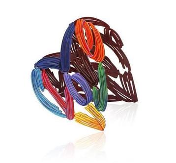 David Gerstein Strokes of Love – vrijstaand beeld - kunst beschikbaar voor biedingen