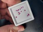 Lot met cabochon geslepen robijn, Ophalen of Verzenden, Zo goed als nieuw