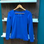 Kobalt blauw longshirt mt S, Verzenden, Zo goed als nieuw, Blauw, Korte mouw