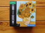 Puzzel 1000 st. Zonnebloemen Vincent van Gogh, Ophalen of Verzenden, 500 t/m 1500 stukjes, Legpuzzel, Zo goed als nieuw