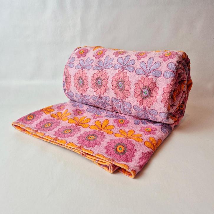 Jaren 70 flanellen deken, Verzamelen, Retro, Huis en Inrichting, Verzenden