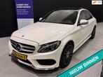 Mercedes-Benz C-klasse 180 AMG PANORAMA KEYLESS CAMERA ! Inr, Automaat, 65 €/maand, Wit, Bedrijf