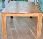 Prachtige massief houten eettafel, Huis en Inrichting, Tafels | Eettafels, Ophalen, Strak, Gebruikt, 100 tot 150 cm
