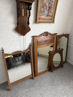 Diverse spiegels met houten frame, Ophalen, Rechthoekig, 50 tot 100 cm, 100 tot 150 cm