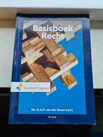 O.A.P. van der Roest - Basisboek Recht, Boeken, Ophalen of Verzenden, O.A.P. van der Roest, Zo goed als nieuw
