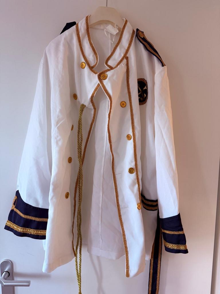 Kapiteinsjas Maat 58 - Kostuum, Carnaval, Maat 56/58 (XL), Ophalen of Verzenden, Zo goed als nieuw