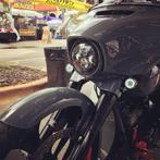 Harley Davidson Street Glide LED Koplamp Smoked, Ophalen of Verzenden