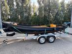 Sloep/Vissersboot 8mtr met Harbeck Tailer, Yahama Motor., Watersport en Boten, Ophalen, Gebruikt, 6 meter of meer, Tot 10 pk