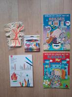 Kleurboek, wasco krijtjes en opdrachtjes maken, Ophalen of Verzenden, Nieuw, Taal en Lezen