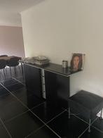 Dressoir Pastoe zwart 2 meter breed bovenblad, Huis en Inrichting, Kasten | Dressoirs, Ophalen, Gebruikt, 200 cm of meer, 25 tot 50 cm