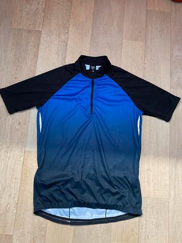 Osaga heten fietsshirt maat L blauw/zwart beschikbaar voor biedingen