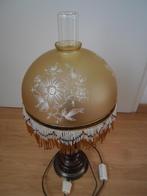 oude vintage lamp staande lamp tafellamp, Ophalen, Gebruikt, Glas, 50 tot 75 cm