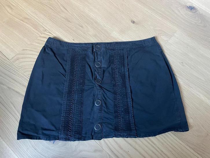 Rok We are Replay zwart, Kleding | Dames, Rokken, Zo goed als nieuw, Maat 38/40 (M), Zwart, Ophalen