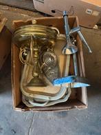 Doos met Messing, tin, Antiek en Kunst, Ophalen of Verzenden