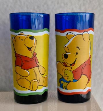 Twee Glazen Winnie de Pooh beschikbaar voor biedingen