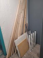 Hout, schaaflatten, planken, tafelpoten en tafelblad Ikea, Doe-het-zelf en Verbouw, Ophalen, Gebruikt, Minder dan 25 mm, Plank