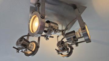 Industriële Plafondlamp met Spots lamp beschikbaar voor biedingen