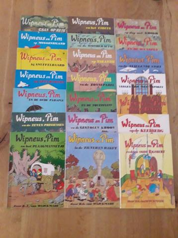 21 Wipneus en Pim boekjes (ook per stuk te koop) beschikbaar voor biedingen