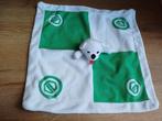 Knuffeldoekje doekje groby groen wit beer beertje FC Groning, Ophalen of Verzenden, Zo goed als nieuw, Beer
