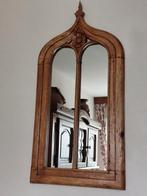 Spiegel met decoratie houten lijst, Minder dan 50 cm, Ophalen of Verzenden, Zo goed als nieuw, Minder dan 100 cm