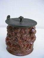 19e eeuwse Steengoed tabakspot, tabak, pot, Frankrijk, Antiek en Kunst, Antiek | Keramiek en Aardewerk, Ophalen of Verzenden