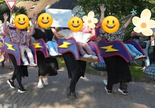 Loopgroep optocht, achtbaan en botsauto's, Kleding | Dames, Carnavalskleding en Feestkleding, Gedragen, Maat 42/44 (L), Ophalen