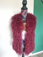 Fluffy Gilet - in dé modekleur bordeauxrood, Yessica, Nieuw, Ophalen of Verzenden, Maat 36 (S)