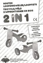 2 in 1 Loopfiets, Ophalen, Zo goed als nieuw, Loopfiets