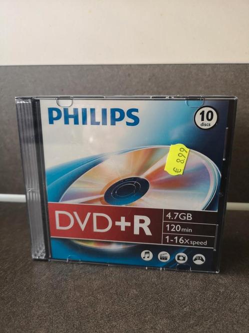 Philips DVD+R DR4S6S10F/00, Computers en Software, Beschrijfbare discs, Nieuw, Dvd, Ophalen of Verzenden