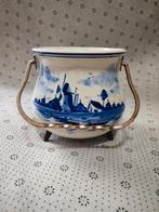 Delfts blauw aardewerk pot – met handvat, Antiek en Kunst, Antiek | Keramiek en Aardewerk, Ophalen of Verzenden