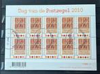 Gestempeld vel Dag vd Postzegel 2010, Postzegels en Munten, Postzegels | Nederland, Ophalen of Verzenden, Na 1940, Gestempeld