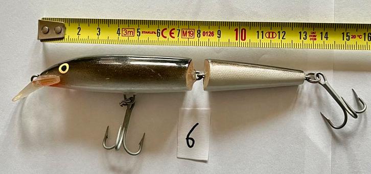 Rapala Jointed 6 J13 19Gr Ireland zie de Foto’s Lees de Adv, Watersport en Boten, Hengelsport | Roofvissen, Gebruikt, Ophalen of Verzenden