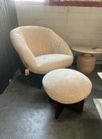 Dutchbone Emilius Fauteuil Beige | Van €599, nu, Dutchbone, Nieuw, 75 tot 100 cm, Ophalen of Verzenden