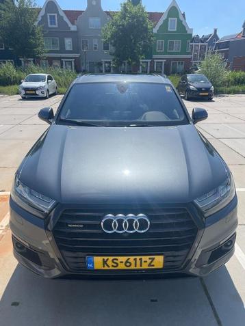Audi Q7 3.0 TDI 374pk E-tron Quattro 2016 Grijs (S-line/VOL) beschikbaar voor biedingen