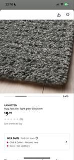 IKEA Langsted & Tiphede Tapijten - 60x90 & 80x150 cm, Gebruikt, Grijs, Rechthoekig, 50 tot 100 cm