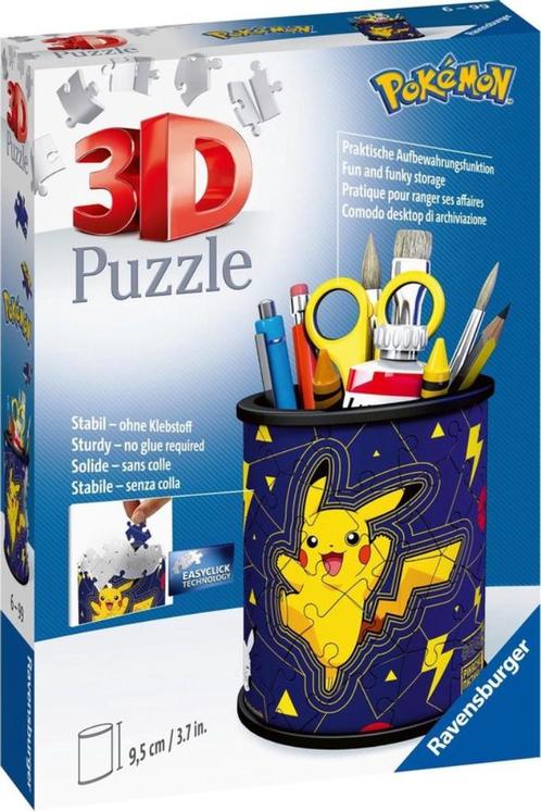 Ravensburger: 3D Pennenbak: Pokémon NIEUW, Kinderen en Baby's, Speelgoed | Kinderpuzzels, Nieuw, 6 jaar of ouder, Meer dan 50 stukjes