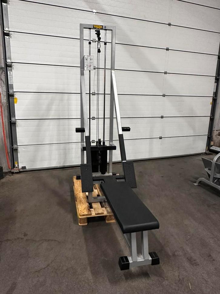 Technogym Row Pulley met 100kg Steekgewichten, Sport en Fitness, Fitnessmaterialen, Gebruikt, Overige typen, Ophalen