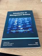 Introduction to Management Science - Der Laan & Pourabkar, Ophalen of Verzenden, Beta, Zo goed als nieuw, WO