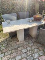 Natuurstenen tuintafel, Ophalen, Overige materialen, Gebruikt, Eettafel