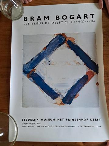 Bram Bogart expositie poster '84