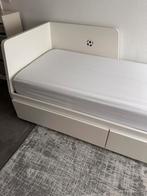 Ikea Flekke bed wit, Huis en Inrichting, Slaapkamer | Bedden, Ophalen, Gebruikt, Wit, Tweepersoons