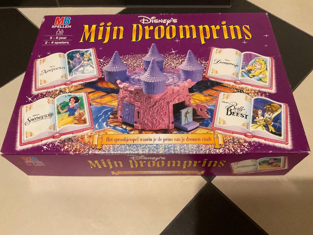 Vintage Disney Mijn droomprins spel - compleet, Hobby en Vrije tijd, Gezelschapsspellen | Bordspellen, Ophalen of Verzenden, Gebruikt