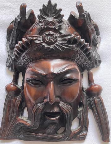 Zwaar Chinees houten masker. beschikbaar voor biedingen