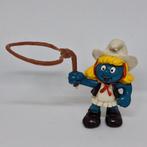 Cowgirl Smurfin 20147, Verzamelen, Smurfen, Ophalen of Verzenden, Gebruikt, Smurfin, Poppetje, Figuurtje of Knuffel