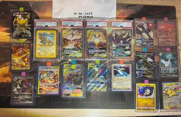 Pokemon Collectie PSA Slabs + Raw Kaarten te koop. beschikbaar voor biedingen