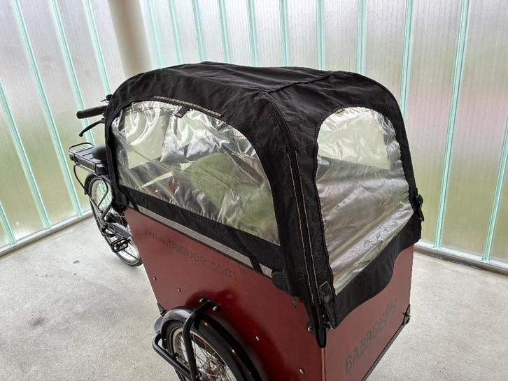 Z.G.A.N.Babboe-Big-E-Bike gekeurd+certificaat+huif-zie fotos, Fietsen en Brommers, Fietsen | Bakfietsen, Zo goed als nieuw, 4 kinderen of meer