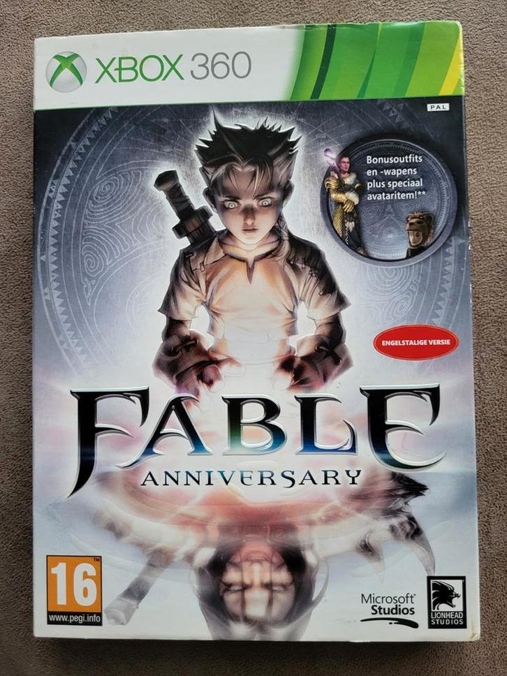 Fable anniversary+ fable III Xbox 360, Spelcomputers en Games, Games | Xbox 360, Gebruikt, Avontuur en Actie, 1 speler, Vanaf 16 jaar