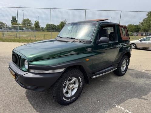 SsangYong Korando 2.3 E Cabrio ! Benzine 4x4 Jeep, Auto's, SsangYong, Bedrijf, Te koop, Korando, 4x4, Airconditioning, Centrale vergrendeling