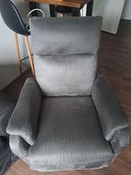 Luxe elektrische stoel grijs, antraciet., Huis en Inrichting, Ophalen, Zo goed als nieuw, Eén, Stof